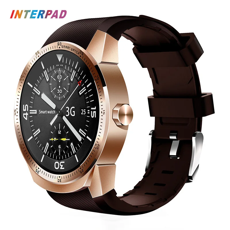 

2017 Interpad 3G Smartwatch Android 4.1 MTK6572A 4GB ROM Phone Clock Bluetooth GPS Smart Watch For Windows Android iOS Phone