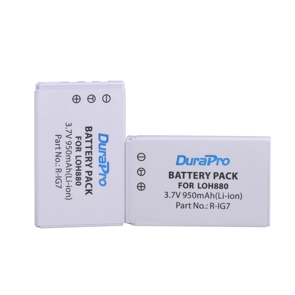 Durapro 2 Pz 3.7 V 950 Mah Li-Ion Batteria Per Logitech Harmony R-Ig7 Loh880 One 900 720 850 880 885 890 Pro H880 Universale Della Macchina Fotografic