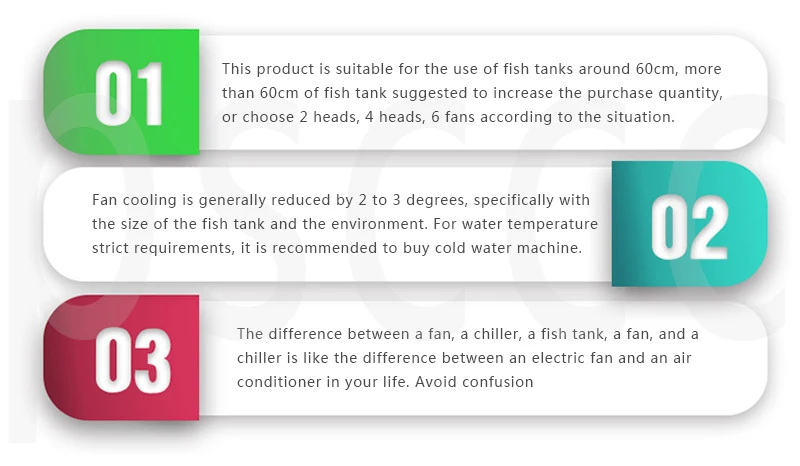 Low Power Consumption Chillers DC12V Cooling Fans Fish tank Marine Ponds Temperature controller 110-230V w/ 360 Rotating Mounter