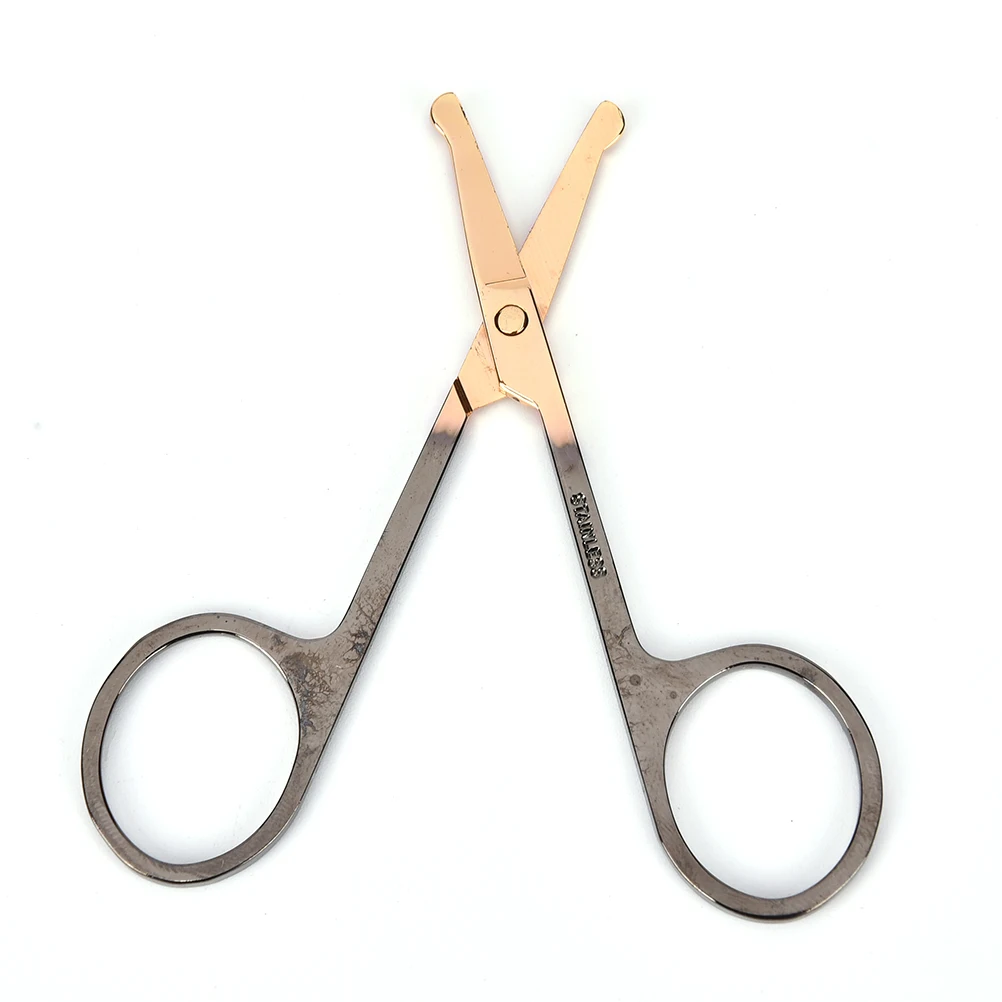 1PCS Stainless Steel Nose Hair Scissors Ear Trimmers Remover Cut
