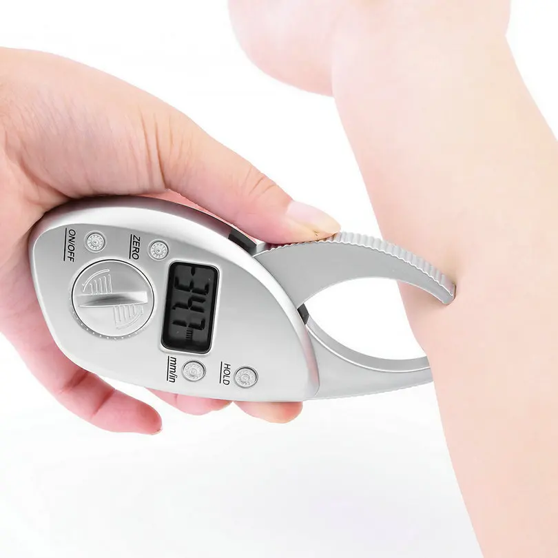 High Quality 1pc Body Fat Caliper Monitors font b Electronic b font Digital body fat analyzer