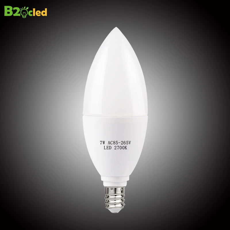 

LED Candle Bulb E12 7W AC 110V 220V High Quality led Lamp Energy Saving Lights Bulbs Support Lamps led Chandelier Ampoule CRI 90