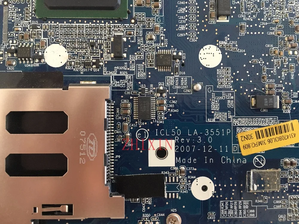 Yourui для Acer 5715Z 5315 Тетрадь материнская плата компьютера LA 3551P MBALD02001 ноутбук