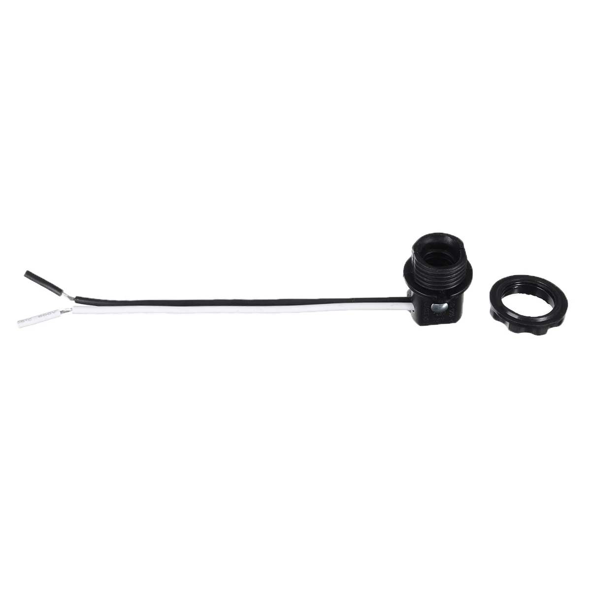6pcs/lot 2A 125V E12 Lamp Holder Keyless Socket Base with Screw Rings Light Wire Accessory