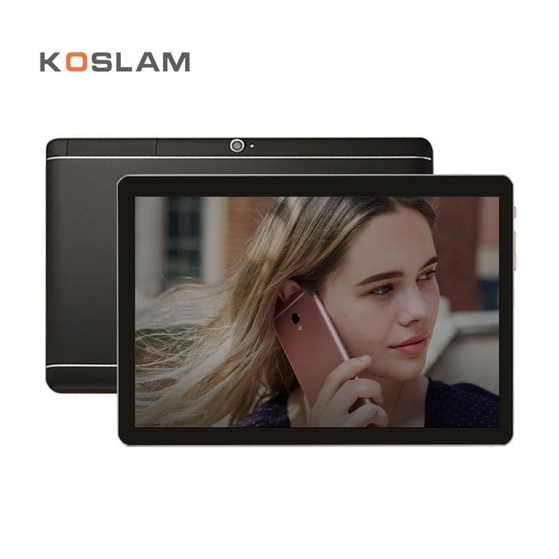 

KOSLAM 10 Inch Android 7.0 Tablet PC 1920x1200 IPS Screen Quad Core 2GB RAM 16GB ROM Dual SIM Card 4G LTD FDD Phone Call Phablet