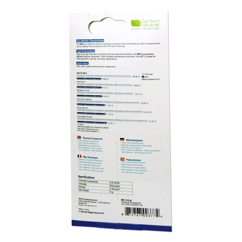 

Arctic Cooling MX-2 Thermal Compound Paste Tube for PC XBOX 360 PS3 GDeals