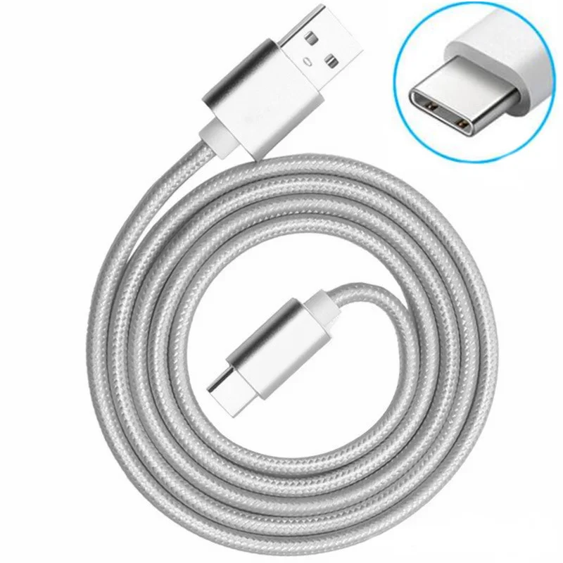 

USB Type C Charger 0.25M/1M/2M/3M Nylon Braided Fast Charging Cord for Meizu Pro 7 6S 6 5 MX6 Xiaomi Mi 8 6X Mi A1 5X Mix 4C 4S