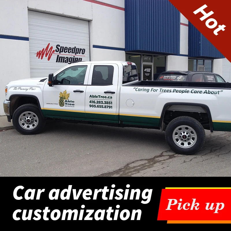  High Quality Personalized Custom Car Van Sticker Waterproof Vinyl Wrap Decals Auto Vehicle Body Rea