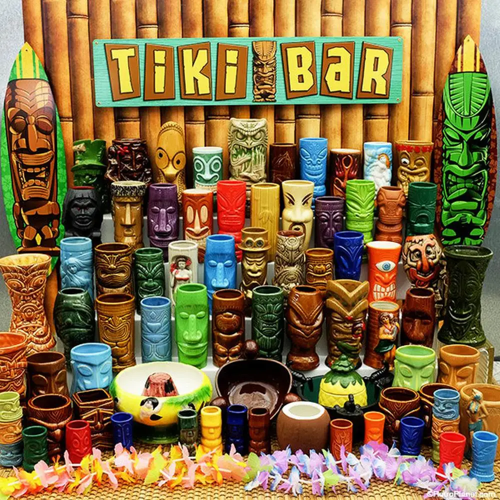 1 Pcs Maori Chiefs Tiki Mug Barware Cocktail Mugs Beer Wine Cup Art Ceramic Cup Wine Accessories ...