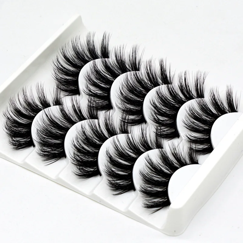 

2019 NEW 1/3/5 pairs natural false eyelashes fake lashes long makeup 3d mink lashes eyelash extension mink eyelashes for beauty