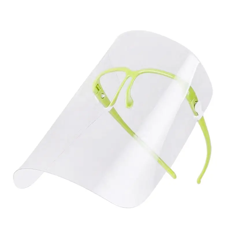 Креативная маслостойкая маска для приготовления пищи Прозрачная защитная маска для лица кухонный гаджет инструмент домашняя чистая Пыленепроницаемая маска - Цвет: GN