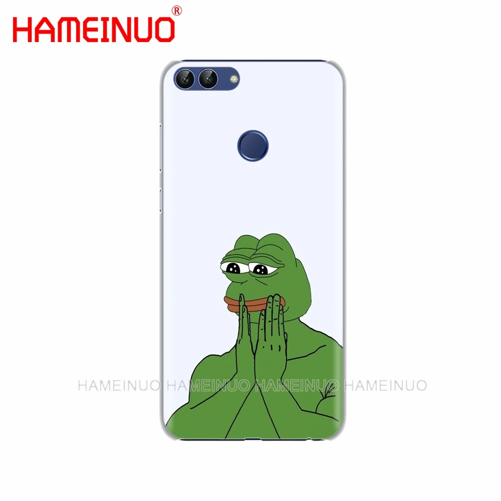 Милый лягушка Meme животное Забавный мобильный телефон чехол для huawei Honor 7C Y5 Y625 Y635 Y6