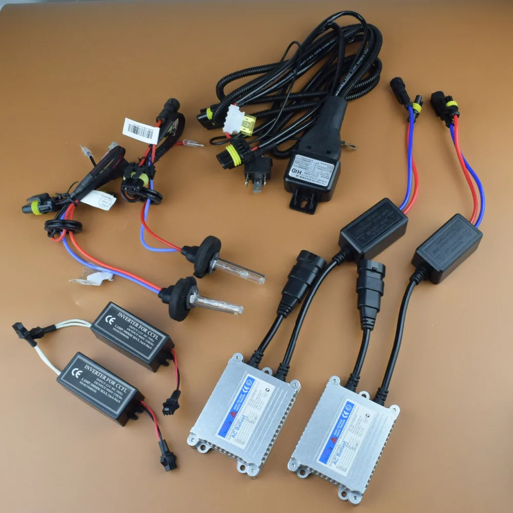 AC 2 5 дюймов Ангельские глазки Halo Bi xenon объектива проектора HID фары Полный комплект