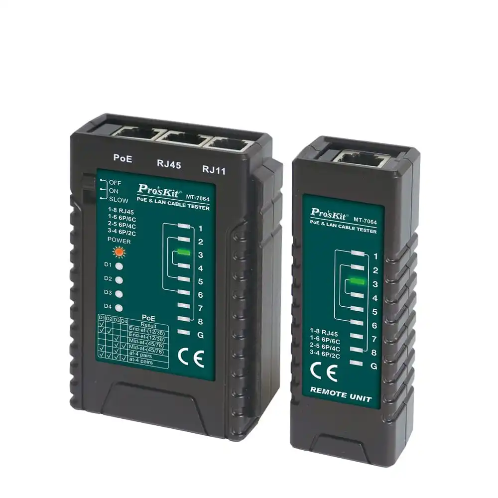 

Po'sKit MT-7064-C POE and LAN Cable Tester network tester Multi-function network line meter Video monitoring test