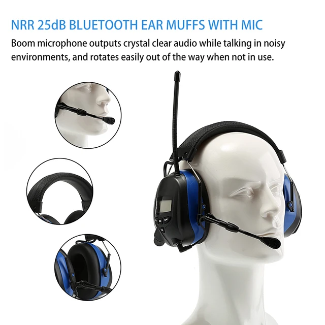 Bluetooth Hearing Protection Earmuffs 