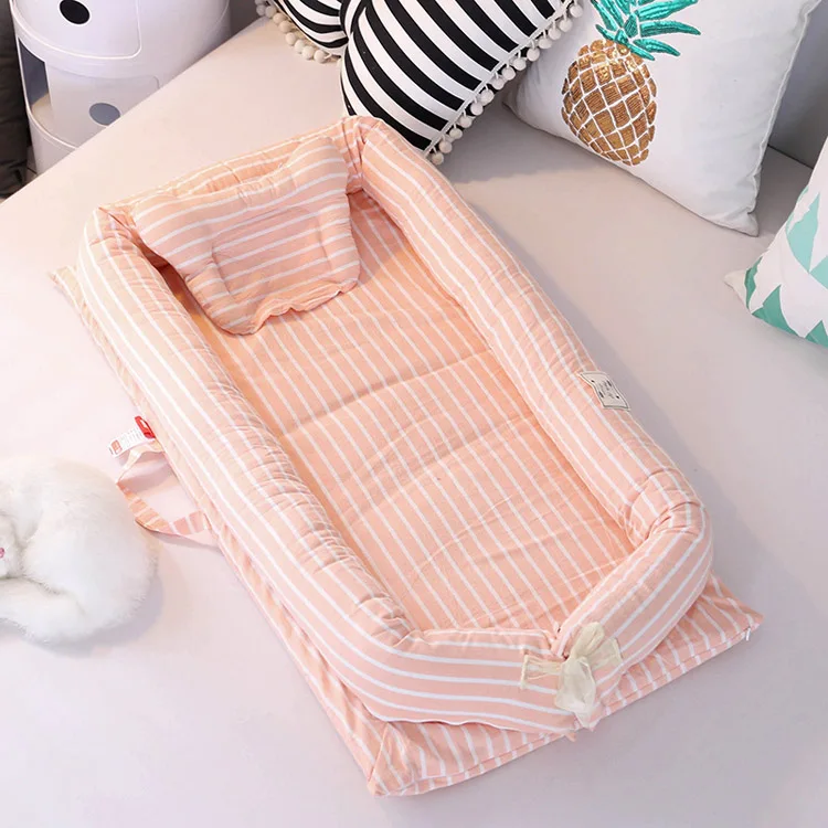 Foldable-Baby-Travel-Bed-Portable-Newborn-Nursery-Crib-Sleep-Pod-with-Cot-Bed-Bumper-Mattress-Baby-Pillow-Bedding-Set-for-0-24M-011