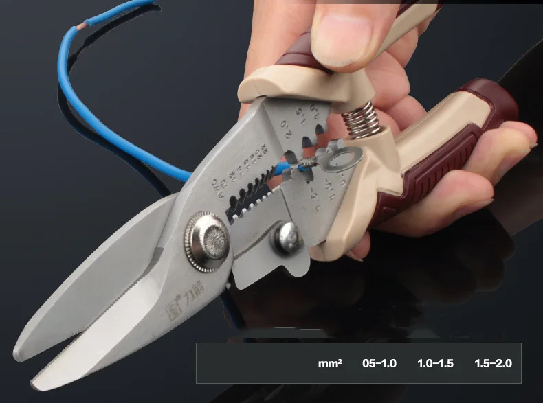 LIJIAN 3 в 1 мульти кабель для зачистки проводов обжимные плоскогубцы электрические ножницы резак электрик