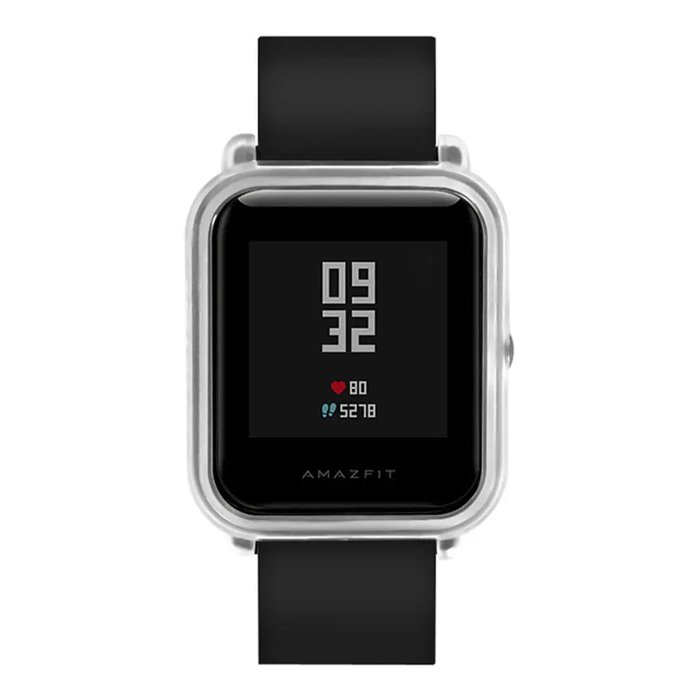 Прозрачный тонкий чехол для часов, защитный чехол для Xiaomi Huami Amazfit Bip Bit Youth Watch