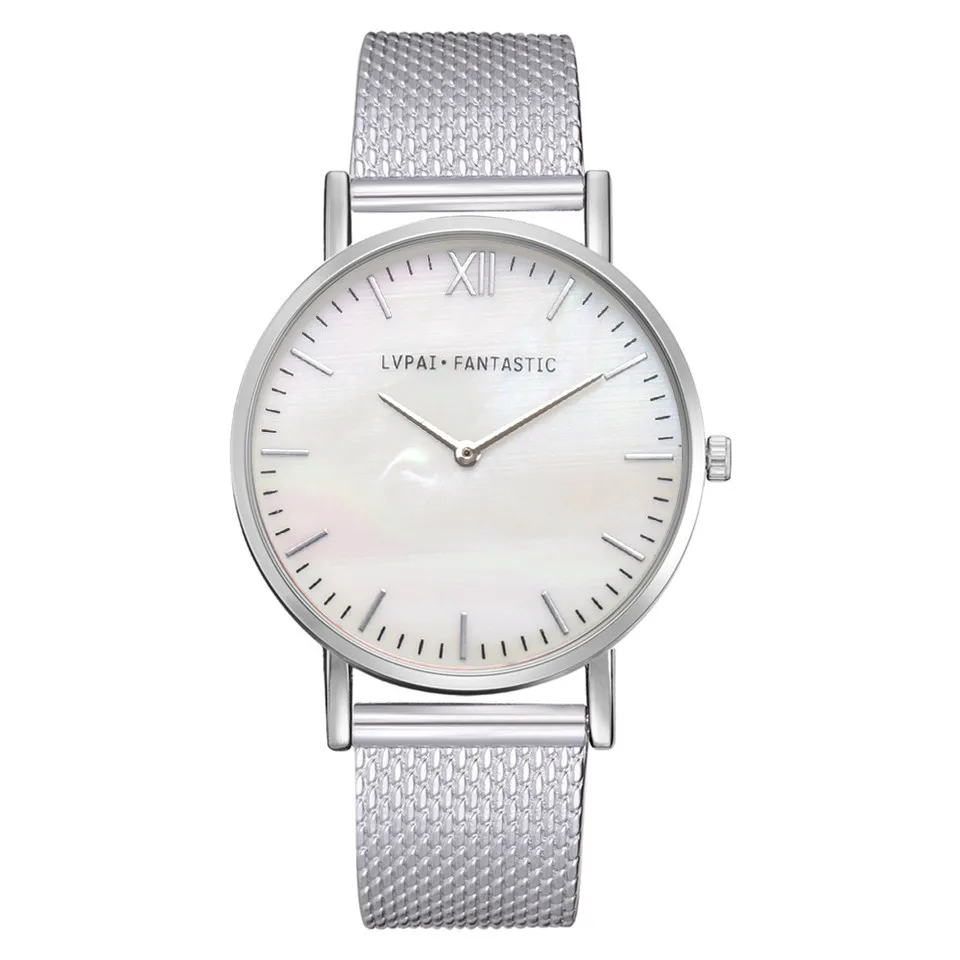 Women's Casual Quartz Silicone strap Band Watch Analog Wrist Watch bayan kol saati relogio feminino woman watch - Цвет: Silver