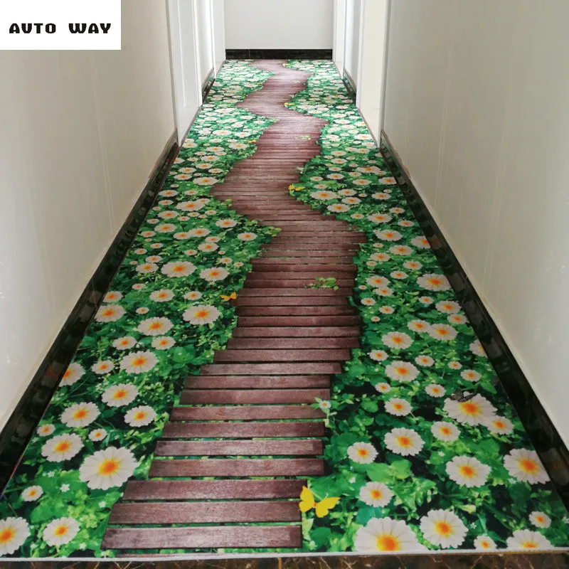 New 3D carpet Kitchen mats flower printing mat Floating window mats bedroom Bathroom floor mat Non-slip rug free shipping New 3D carpet Kitchen mats flower printing mat Floating window mats bedroom Bathroom floor mat Non-slip rug free shipping