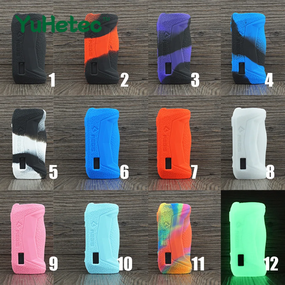 

1PCS YEHETEC Silicone Protective Gel Skin Case Cover for GeekVape Aegis Solo Mod 100W Electronic Cigarette Box MOD