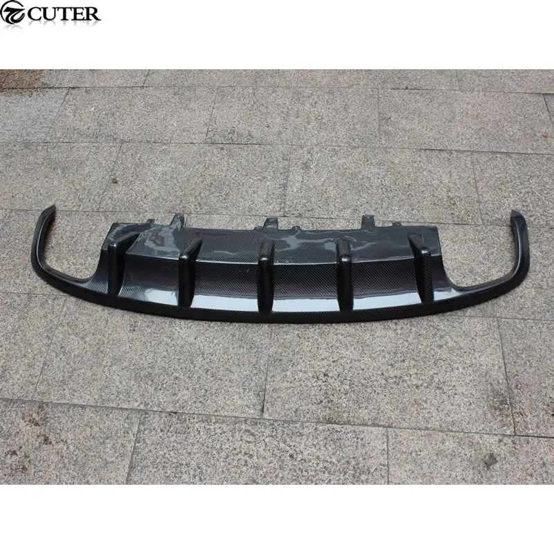 Special Offers A7 S7 Carbon Fiber Rear Bumper Lip Auto Diffuser Voor Audi A7 S7 MTM stijl 2013-2014
