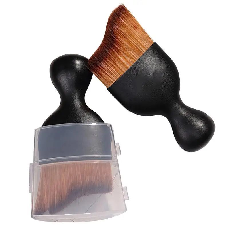 Makeup Brush Curved Liquid Foundation Brush Face Cheek Contour Cosmetic