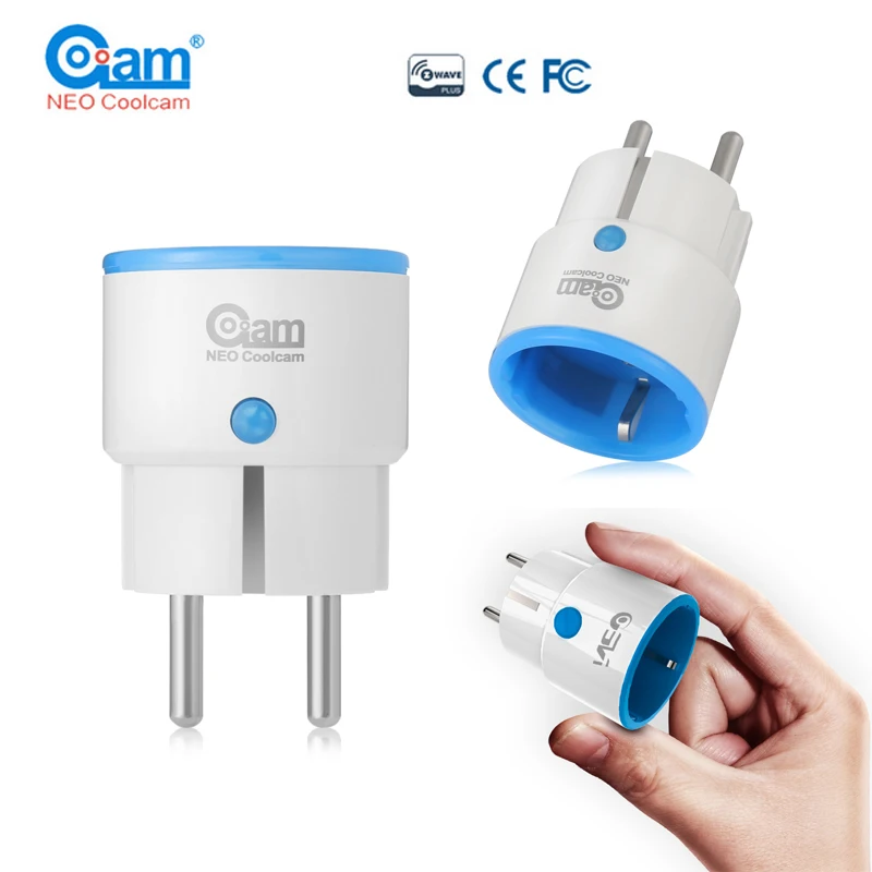 

NEO COOLCAM Z-wave Plus MINI Smart Power Plug Home Automation Zwave Socket,Z Wave Range Extender Works with Wink,Smartthings