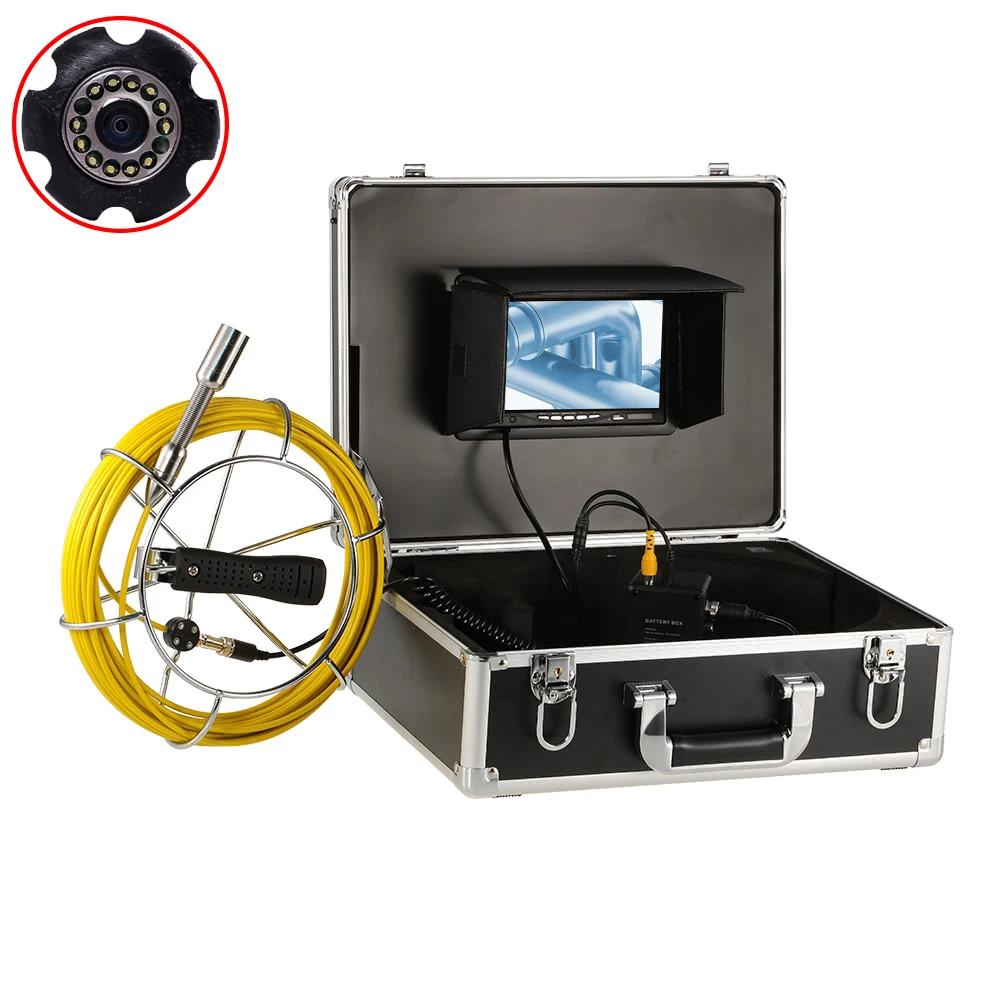 20 м кабель из стекловолокна 7 ''TFT ЖК дисплей монитор CCTV камера для инспекции