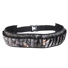 Камуфляж Холст пуля талии сумка через плечо 18/25/27 патронов дробовик держатель охотничье ружье пуля Ремни Перевозчик хранения Ружейные аксессуары