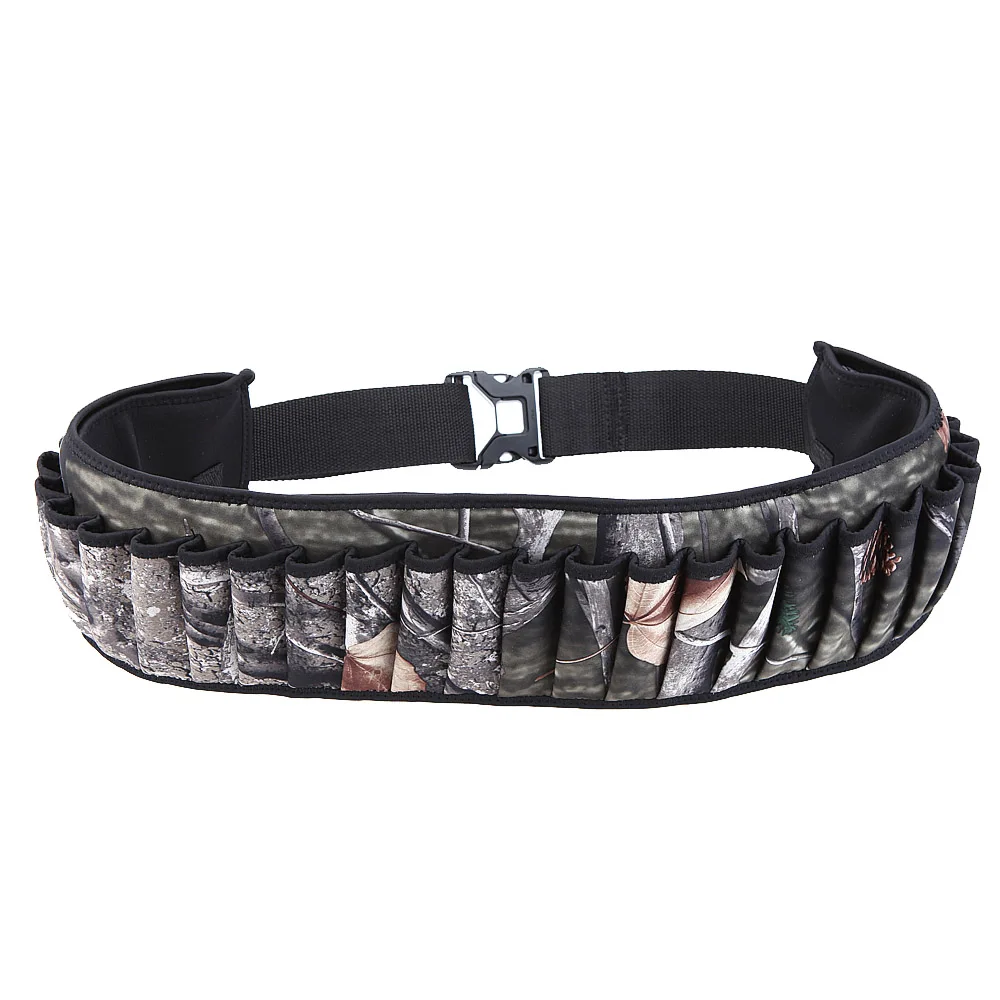 Camo Canvas Bullet Waist Shoulder Bag 18/25/27 Rounds Shotgun Shell