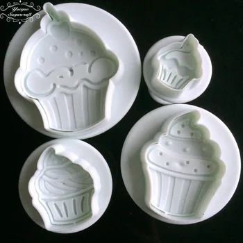 

Yueyue Sugarcraft ice cream plastic fondant cutter cake mold fondant mold fondant cake decorating tools sugarcraft