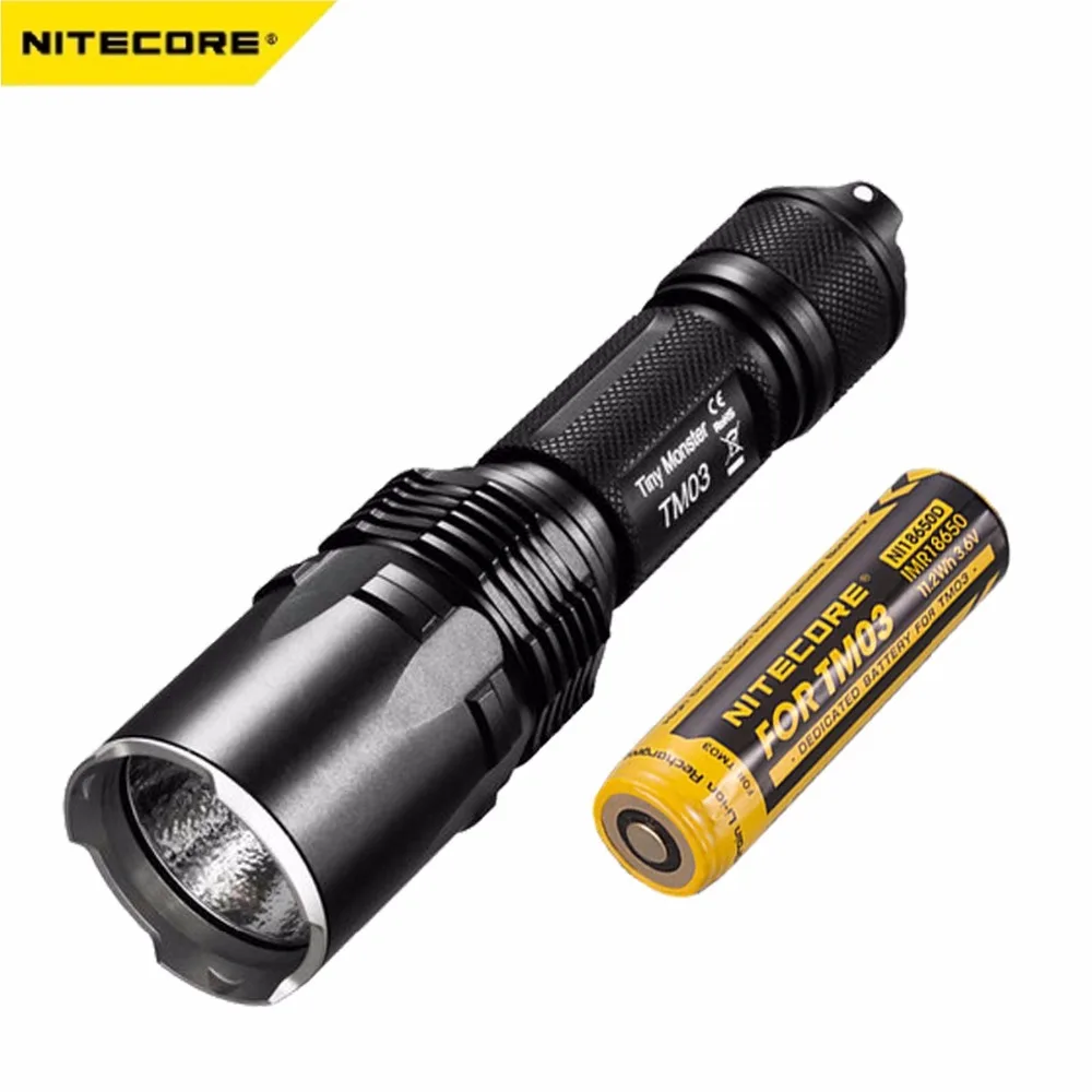 Lumens com Tm03 para a Caça 18650 para a Tm03 Nitecore Cree Leds Xhp70 Tactical Lanterna Led 2800 18650 Pesca Frete Grátis