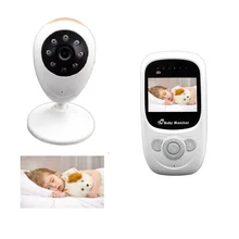 Doppler Fetal video nanny 2.4 inch LCD New IR Night vision 4 Lullabies Temperature monitor 2 way talk fetal doppler baby monitor