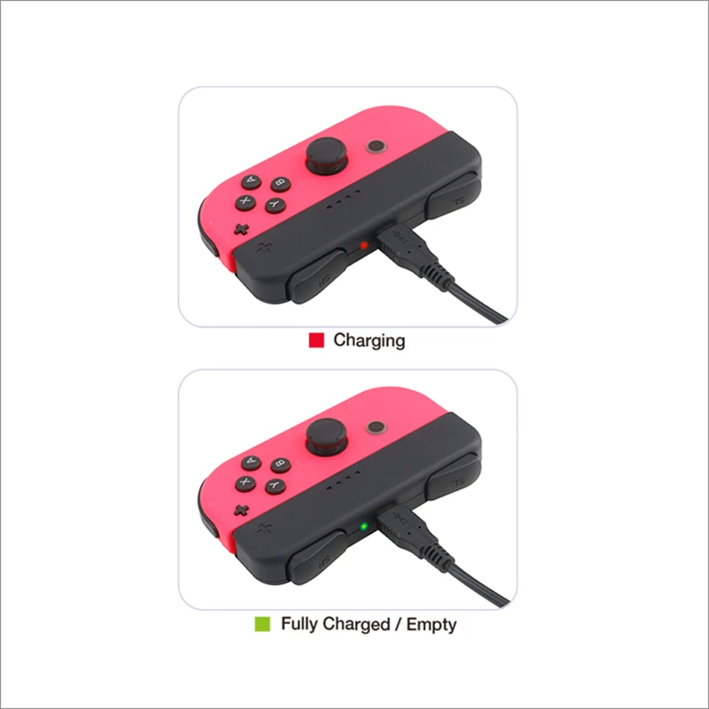 1 пара мини зарядных ручек зарядное устройство с ручкой USB для Nintendo NX NS Switch Joy Con