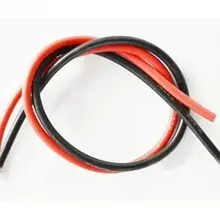 2M AWG Soft Silicone High Temperature Resistance Flexible Wire Cable 12-20 AWG (1 Meter Red + 1 Meter Black) for RC Toys цена 2M AWG Soft Silicone High Temperature Resistance Flexible Wire Cable 12-20 AWG (1 Meter Red + 1 Meter Black) for RC Toys цены онлайн