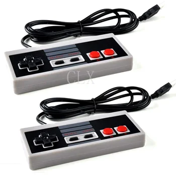 

2PCS 1 lot Retro Wired Super for SNES USB Controller Gaming Joypad Joystick for PC Window 7/8/10 Gamepad