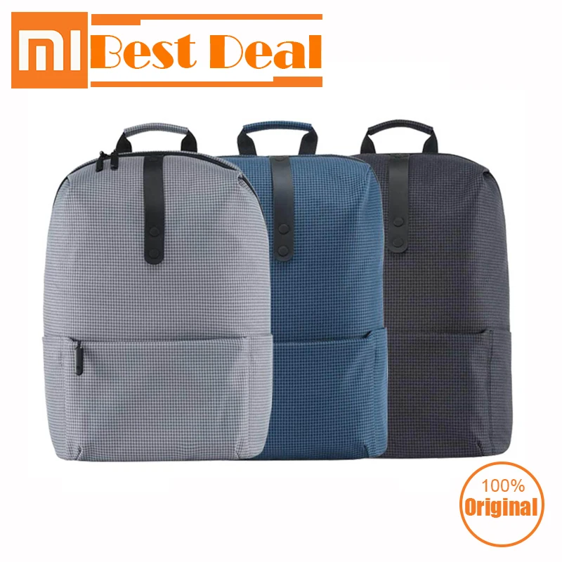 

Xiaomi College Leisure Backpack Waterproof Polyester YKK Zipper Strong Load For School Outdoor 15.6 Inch Laptop Computer Bag