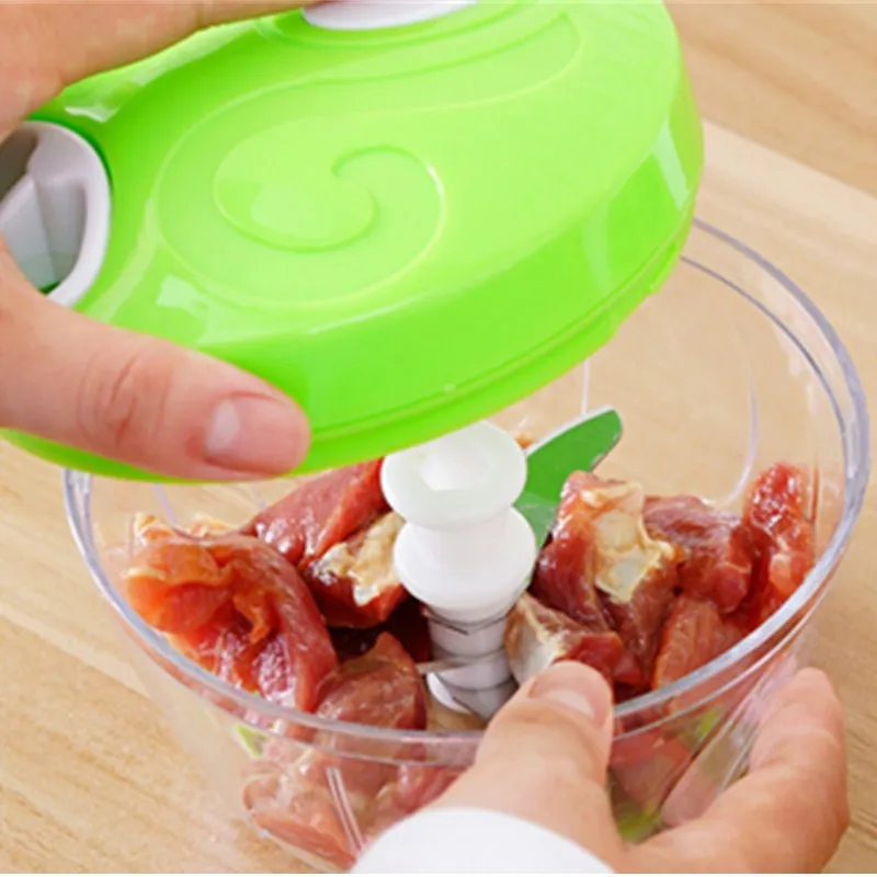 

BHomify 1 Pc Essential Chopper Multifunctional Hand Speedy Chopper Vegetable Fruits Chopped Cutting Pickled Squeezers Reamers