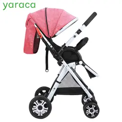 Детские коляски прогулочная 2 в 1 легкая детская коляска для новорожденных путешествия Системы Портативный складная детская тележка