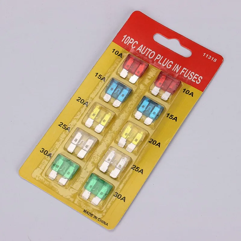 

Mini Blade Fuse Assortment Auto Car Motorcycle SUV FUSES Kit APM ATM 10A 15A 20A 25A 30A