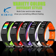 Новейшие GPS фитнес-браслет монитор сердечного ритма Смарт-браслет для активного отдыха спортивный браслет KYP-017 pk mi Band 3