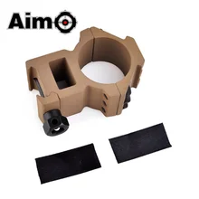 AIM-O тактический прицел винтовки крепление пневматический прицел для страйкбола одна рейка крепление сверху рейка расширение 30 мм кольцевые крепления AO9007 принадлежности для охоты