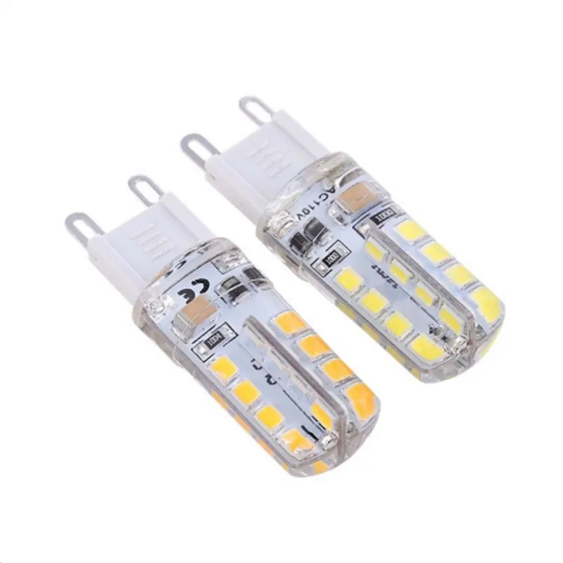 Высокая Мощность G9 Светодиодная лампа кукурузы AC220V 3014 7 Вт 9 12 15 2835LED Хрустальная