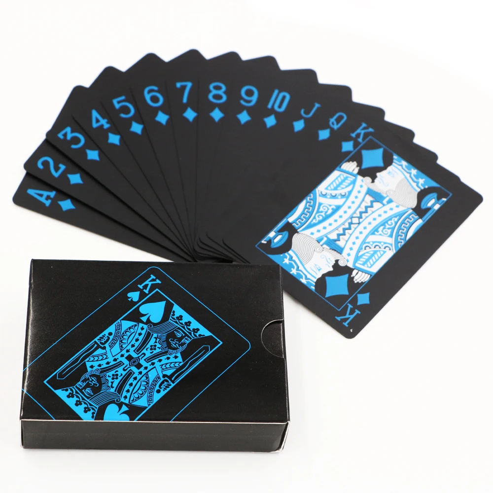 Buy Creative Waterproof Pure Black Plastic Poker Table