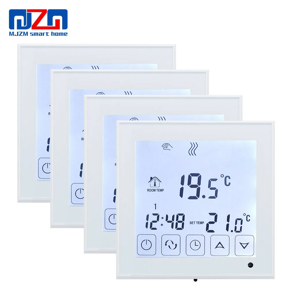 

MJZM 4pcs 16A03-1 Thermostat 16A Electric Temperature Controller Touch Screen Room Warm Floor Heating Thermoregulator