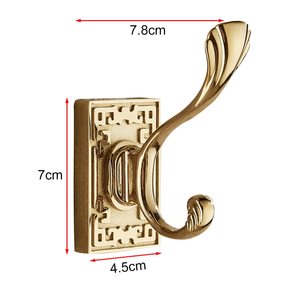 Классический античный цинковый сплав шляпа крючки для полотенца Вешалка для одежды, пальто декоративные металлические крючки для пальто курток креативная настенная дверь вешалка