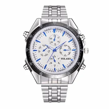 

2018 kol saati Men Luxury Brand Reginald Watch Quartz mens wristwatches Casual Fashion Stainless Steel Gift Watches Reloj Hombre