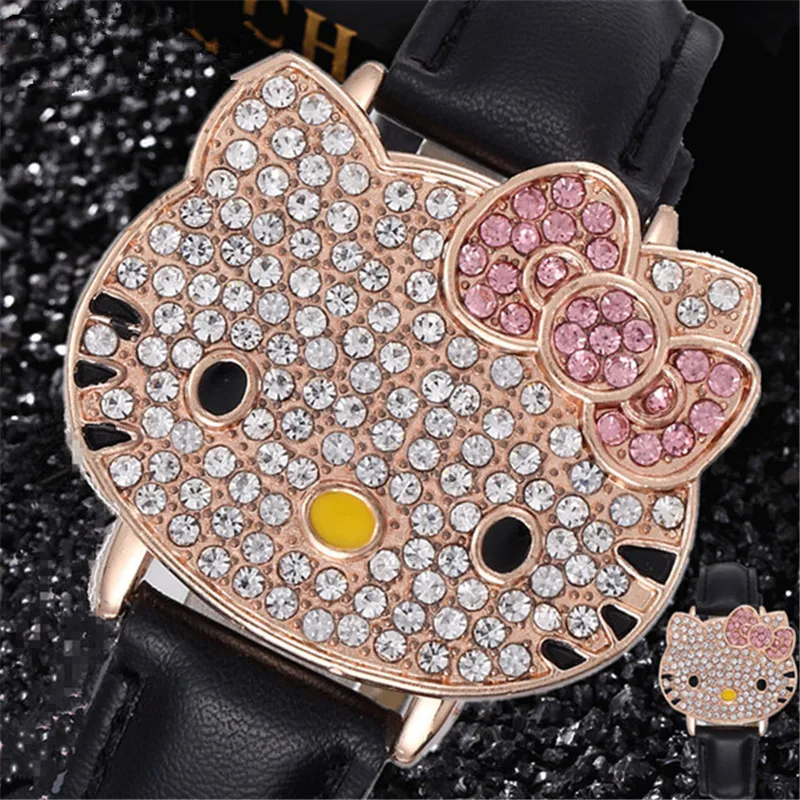 Часы для девочек милый розовый ученик часы представительского класса Новая мода Кварцевые наручные часы Горячая Детские часы Relogio Infantil