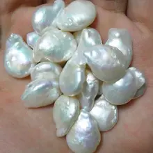 Много 20 штук about17.5X12.2MM южного моря белый LOOSE жемчужные